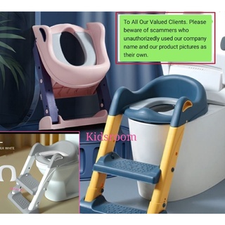 Foldable Baby Toilet Seat Kids Toilet With Adjustable Ladder Child Potty Chair Toilet Trainer Seat