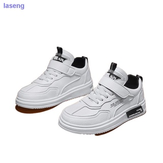 Children s white shoes, summer low-top shoes, fashion boys shoes, leather surface wear-resistant sports shoes, trendy white shoes, women