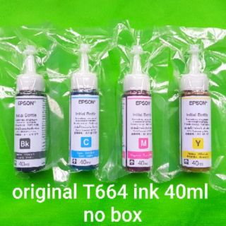 40ml Initial Ink T664 For Epson L120 Printer Genuine/Original