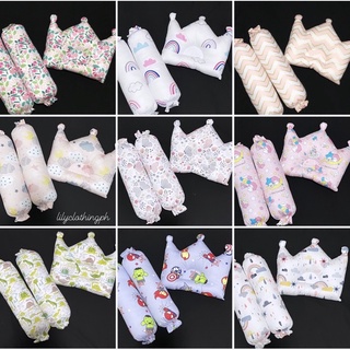 On-Hand Infant Crown Pillow and Bolster Set