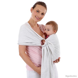 ❈∈❐EGMAO Adjustable Baby Ring Sling Baby Carrier Infant Wrap with Aluminum Ring Best Baby Gift One S