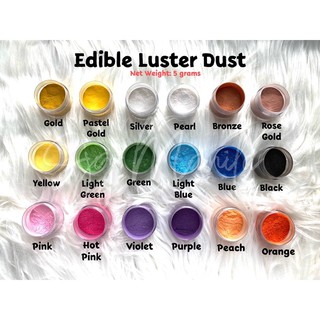 edible luster dust 5 grams