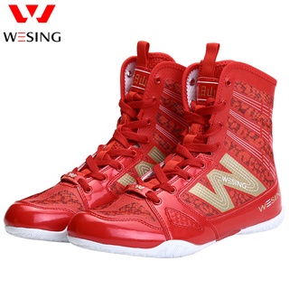 Training ShoesWesing Boxing Shoes Boxing Training Sneakers Professional Martial Art MMA Sanda Fight