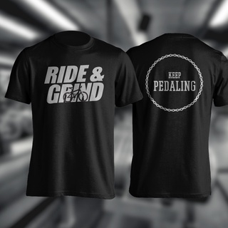 Ride & Grind Bike Shirt - Drifit Cycling Activewear Bike Design Sports Cycle Tshirt Drifit MTB RB
