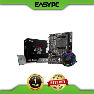 EasyBundles AMD Ryzen 3200g/4650G TTP + Am4 Motherboard + Fryst Galatine CPU Cooler Bundle (5)