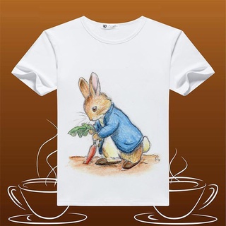 Ready Stock Peter Rabbit Cute Rabbit Cartoon Anime Short Sleeve T-shirt