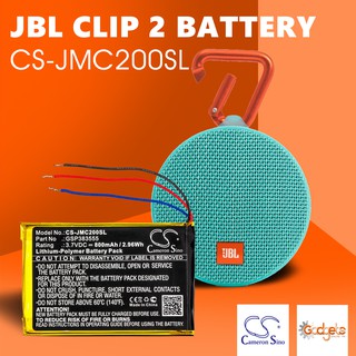 JBL CLIP 2 BATTERY CAMERON SINO (JMC200SL) JBL CLIP 2 BLUETOOTH SPEAKER BATTERY