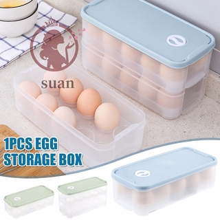 Egg Fridge Egg Holder Freezer Tray Box Storage Container Case Plastic Organizer