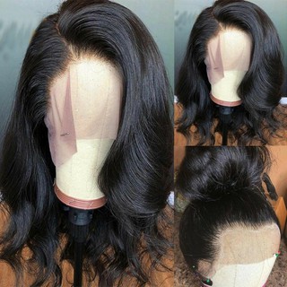 Womens Hair Human Hair Wigs Straight Brazilian Human Hair Italian Yaki Hair Wigs (1)