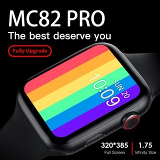 Mc82 pro Smartwatch Layar Hd 1.75 "Bluetooth Dengan Monitor Detak Jantung Ecg Untuk Android Ios Pk W26
