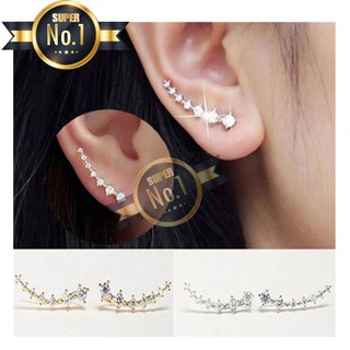 SUPER NO.1 korean step Women's Ear Earrings(1 pair)