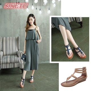 SIKETU Wedge Heel Sandal Comfortable Plus-size Sandals