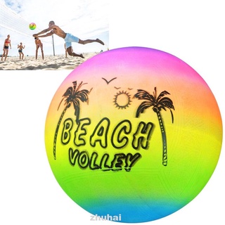 Foldable Beach PVC Rainbow Inflatable Volleyball