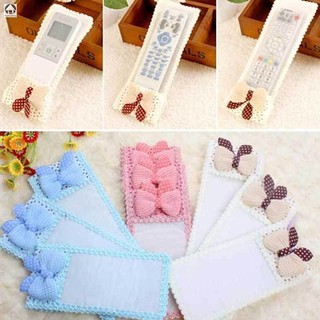 Fabric Lace TV Remote Control Protect Anti-Dust Fashion Cute Cover Bags New