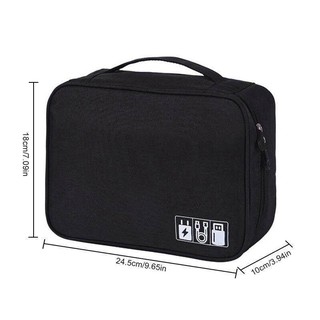 Cable Bag Portable Organizer Pouch Travel Gadget Pouch Travel Adaptors