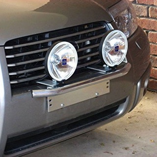 ⊙⊙【Ready Stock】Car 23 Silver Bull Aluminum Bull Bar Front Bumper License Plate Tail Light Mount Brac