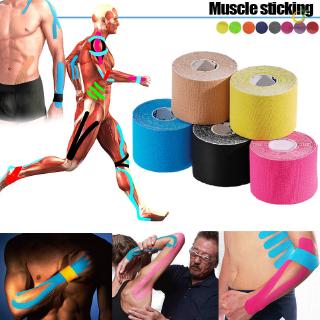 5M Sports Elastic Kinesiology Tape Roll Physio Muscle Strain Injury Care Bandage Support Tool