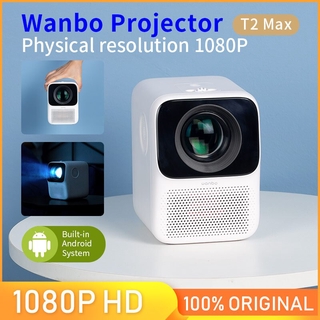 Youpin Wanbo T2 MAX LCD Projector LED Support 1080P Vertical Keystone Correction Portable Mini Home Theater Projector