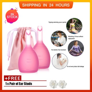 【Ready】Reusable Soft Medical Silicone Women Menstrual Period Cup (1)