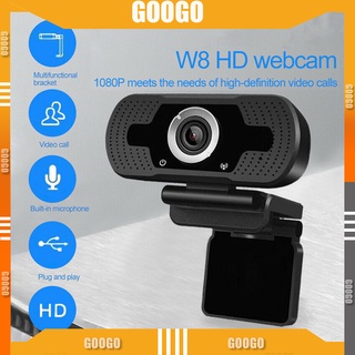 【BEST SELLER】 Googo Full HD 1080P 130° wide angle Webcam HD Video Call For PC Laptop With Micropho