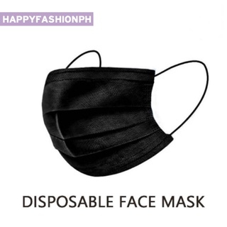 Black Surgical Face Mask 3ply 50pcs