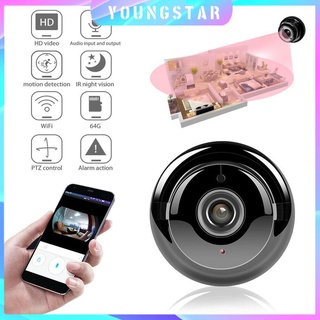 Youngstar-IP Camera Mini Wifi IP Camera HD Wireless Indoor Camera Nightvision Two Way Audio Motion Detection Baby Monitor V380