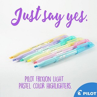 Pilot Frixion Highlighter Soft Colors