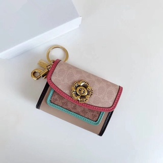 cHome Camellia Mini Coin Purse Handbag Pendant Card Holder Coin Bag k3Qe