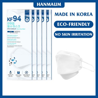 KF94 HANMAUM MASK KOREA WHITE FILTER RESPIRATOR FACE MASK