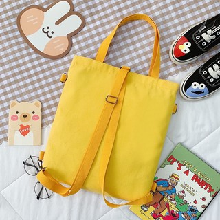 Canvas bag schoolgirl handbag carrying book bag shoulder canvas bag handbag messenger cloth bag (9)
