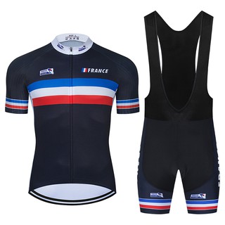 2021 Team France Cycling Jersey 9D Set MTB Bicycle Clothing Ropa Ciclismo Quick Dry Bike Wear Mens