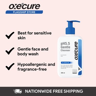 OXECURE pH5.5 Gentle Cleanser 200ml