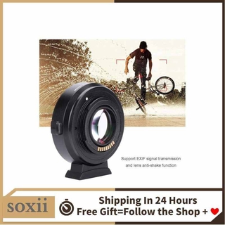 Soxii VILTROX EF-EOS M2 Adapter AF0.71x Speed Booster For Canon EF Lens to EOS-M TG