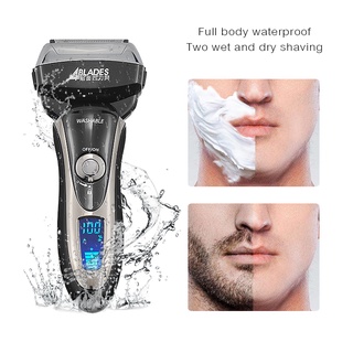 Electric Shaver Men's shaver Machine for shaving Reciprocating Quadruple Knife Net head shaver Clipp
