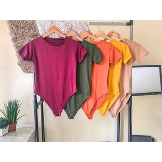 [ON HAND] Body Suit -Round Neck with snap