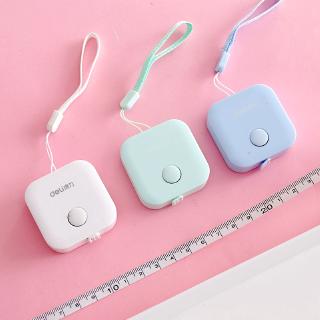 [Flash Sale] Deli Portable Measuring Clothes Tape 150cm Color Mini Tape Measure 60inch
