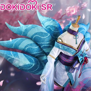[High-end production]DokiDoki-SR Game League of Legends Cosplay Spirit Blossom Ahri LOL Cosplay Wome