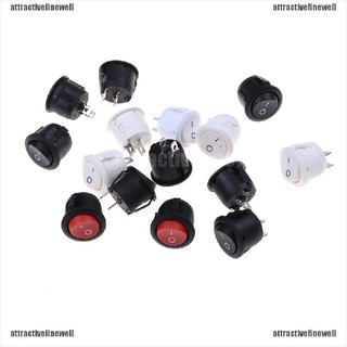 High cost performance 5 X Car 12V ON/OFF Round Rocker Boat Toggle Switch Push Button