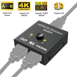 Bnb*1x2 HDCP 3D UHD 4K Bi Direction HDMI 2.0 Switch Switcher Splitter Hub Selector (1)