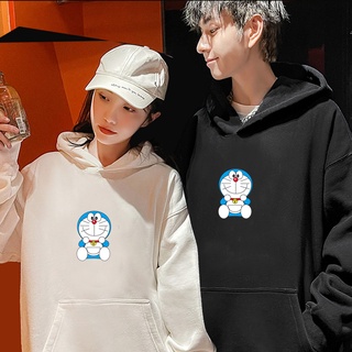 Doraemon Winter Harajuku Hoodies Casual Hoodie Long Sleeve Sweatshirt with Hood Women 5408