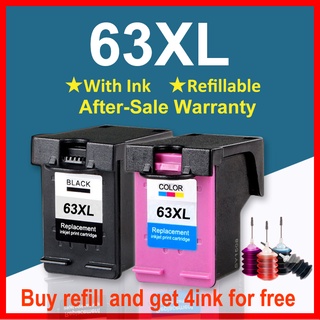 HP 63 ink HP63XL ink Cartridge refillable Compatible for 5200 2136 3630 3830 1112 2130 2132 4520