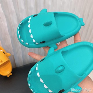 ❡♧✆Three-dimensional Shark EVA Children's Non-slip Soft-soled Slippers