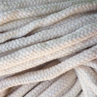 Yarns Art: 1.6+ kgs.COTTON BRAIDED ROPE/CORDS/- 10MM