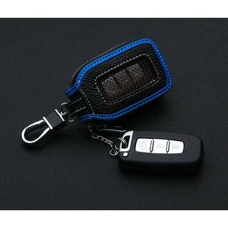 CHY TOYOTA Car Key Chain Cover Leather auto key Fob Case Holder Keyring Hilux Fortuner Wigo Advance (6)