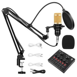 Asseenontv #Original Meet BM-800 Condenser Microphone Kit With V8 Multifunctional Live Sound Card