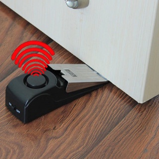 Alarm Door Battery Powered Vibration resistance Stop Alarm home Wedge Shaped Stopper Alert Security