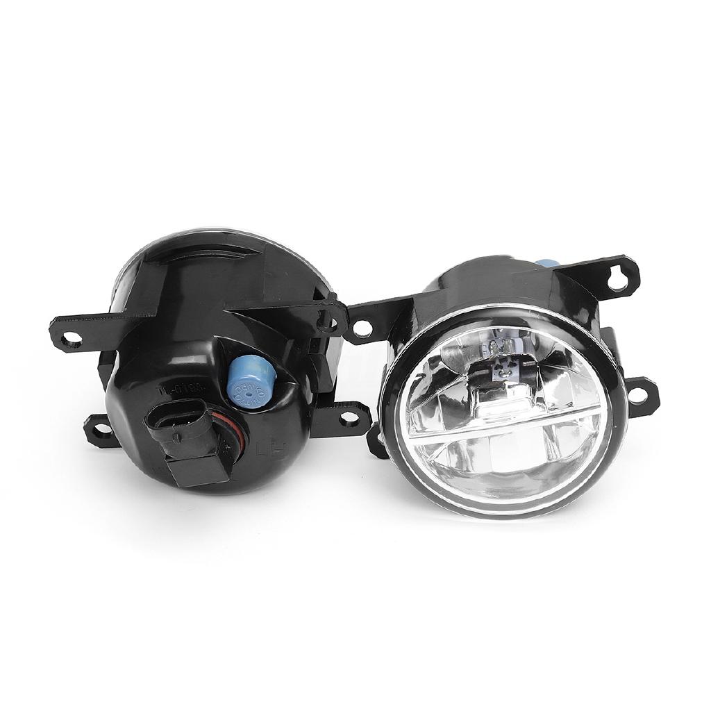 Left /Right Front Fog Light Lamp White Lens H8/H11 Bulbs Applicable to Honda Civic Fit Odyssey (2)