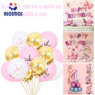 ♦●☈ASM Party Supplies Happy Birthday Letter Ballloons Set Party Decorations Balloons
