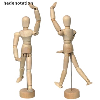 [hedenotation] 5.5" Drawing Model Wooden Human Male Manikin Blockhead Jointed Mannequin Puppet (3)
