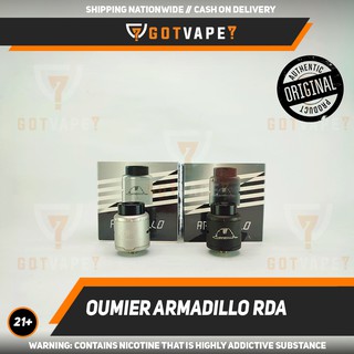 Oumier Armadillo RDA Legit Atomizer - 100% ORIGINAL (COD)
